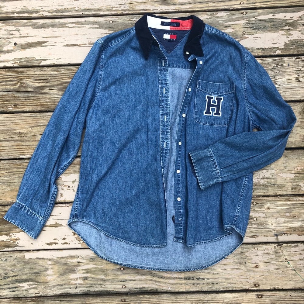 Vintage Tommy Hilfiger Denim Shirt